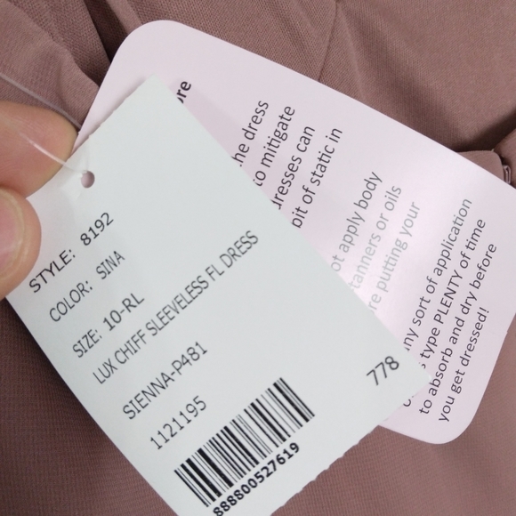 NWT SOCIAL BRIDESMAIDS Special Occasion Dress in Sena $231 - Picture 5 of 5